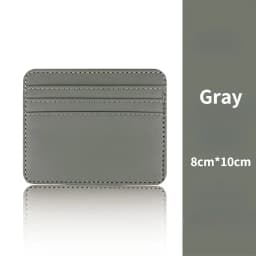 Credit Card Holder Wallet Men Women Thin Fashion Ultra-thin PU Id Card Holder Purse Mini Credit ID Card Bags Case Gift