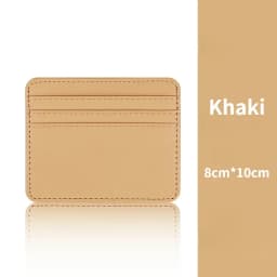 Credit Card Holder Wallet Men Women Thin Fashion Ultra-thin PU Id Card Holder Purse Mini Credit ID Card Bags Case Gift