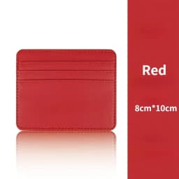 Credit Card Holder Wallet Men Women Thin Fashion Ultra-thin PU Id Card Holder Purse Mini Credit ID Card Bags Case Gift