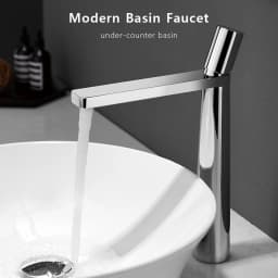 Modern Basin Faucet Brushed Gold Brass Bathroom Mixer Faucet Grey Washbasin Faucet Single Handle Single Hole Wash Sink Water Tap