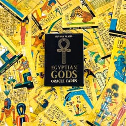 Egyptian Gods Oracle Cards 36pcs Tarot Cards English Wisdom Divination Board Deck Edition Playing Game Family Gathering Game