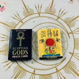 Egyptian Gods Oracle Cards 36pcs Tarot Cards English Wisdom Divination Board Deck Edition Playing Game Family Gathering Game