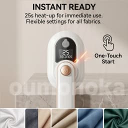 Portable Handheld Steam Iron Garment Steamer Mini for Clothes Fast Heating Travel Garment Fabric Press Machine with Home
