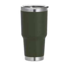 1 30oz Car Cup, Thermos Cup with Sealed Sliding Lid, Coffee Cup, Office Cup, Gift Cup, Cold-Keeping Cup, Snowman Cup, Powder Coa