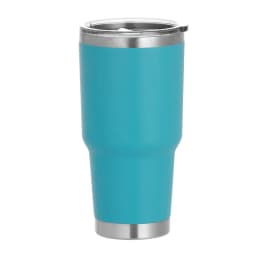 1 30oz Car Cup, Thermos Cup with Sealed Sliding Lid, Coffee Cup, Office Cup, Gift Cup, Cold-Keeping Cup, Snowman Cup, Powder Coa
