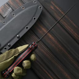 Sitivien ST43 Fixed Blade Knife ,VG10 Black Stonewashed Steel Blade G10 Handle Full Tang for Outdoor Camping Working Survival