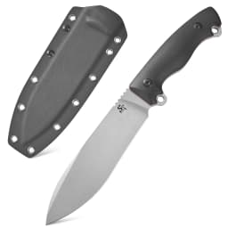Sitivien ST43 Fixed Blade Knife ,VG10 Black Stonewashed Steel Blade G10 Handle Full Tang for Outdoor Camping Working Survival