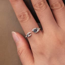 WOSTU 925 Sterling Silver Colorful 12 Zodiac Open Ring For Women , Rainbow Zircon Crystal Stackable Rings Girl Family Gift