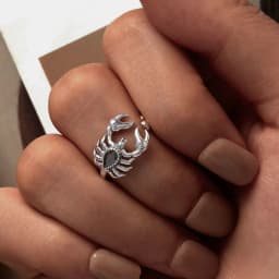 WOSTU 925 Sterling Silver Colorful 12 Zodiac Open Ring For Women , Rainbow Zircon Crystal Stackable Rings Girl Family Gift