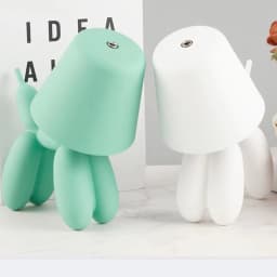High Quality Puppy Table Lamp, Tri-Colour USB Light, Rechargeable, for Bar Table, Hotel Decoration, Night Light