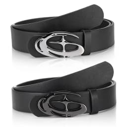 Fashion And Creative Geometric Alloy Pin Buckle Belt Simple Men's Casual Belt Individual Men's Birthday Gift Wholesale
