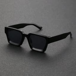 Unisex Plastic Fashion Square Frame Sunglasses For Street Photography And Beach Trips Driving Accessories