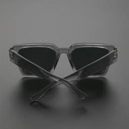 Unisex Plastic Fashion Square Frame Sunglasses For Street Photography And Beach Trips Driving Accessories