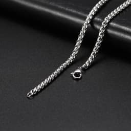 My Shape 3mm-10mm Cuban Chain Stainless Steel Necklaces for Men Male Chains Figaro Box Chain Choker Punk Jewelry 45cm 50cm 60cm