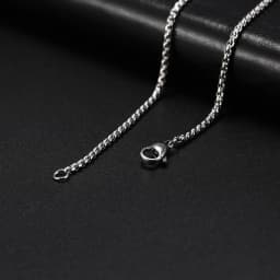 My Shape 3mm-10mm Cuban Chain Stainless Steel Necklaces for Men Male Chains Figaro Box Chain Choker Punk Jewelry 45cm 50cm 60cm