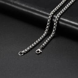 My Shape 3mm-10mm Cuban Chain Stainless Steel Necklaces for Men Male Chains Figaro Box Chain Choker Punk Jewelry 45cm 50cm 60cm