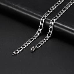 My Shape 3mm-10mm Cuban Chain Stainless Steel Necklaces for Men Male Chains Figaro Box Chain Choker Punk Jewelry 45cm 50cm 60cm