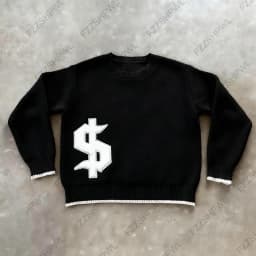 Punk High street Y2k Knitted sweater Subculture Hip Hop Aesthetics Graphic Print Unique Pullover Rock Goth Oversized Knitt Top