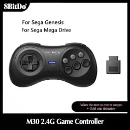 8BitDo M30 2.4G Wireless Gamepad,Game Accessories Controller for the Original Sega Genesis and Sega Mega Drive - Sega Genesis