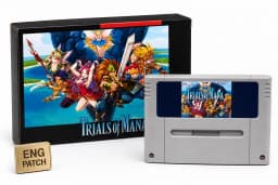 Trials of Manas Premium 16-Bit Action RPG Retro Game Card English Edition with Box SRAM Battery / FRAM Chip Saving Cartridge
