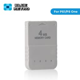 BlueRetro 1PC/2PC 4M Memory Card For PS1 Save Game Card For PlayStation1 PS One Game Consoles Data Saving Progress Memory Card