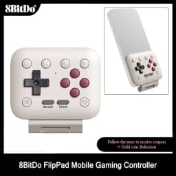 8BitDo FlipPad Flip-Style Mobile Game Controller, Game Accessories USB-C Gaming Gamepad For iPhone Android Vertical Mobile
