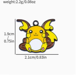 5pcs cartoon anime Charm for Jewelry Making Enamel Necklace Keychain Phone Pendant Diy Accessories Alloy Metal Gold 