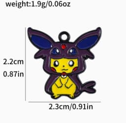 5pcs cartoon anime Charm for Jewelry Making Enamel Necklace Keychain Phone Pendant Diy Accessories Alloy Metal Gold 
