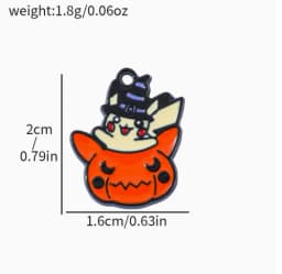 5pcs cartoon anime Charm for Jewelry Making Enamel Necklace Keychain Phone Pendant Diy Accessories Alloy Metal Gold 
