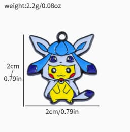5pcs cartoon anime Charm for Jewelry Making Enamel Necklace Keychain Phone Pendant Diy Accessories Alloy Metal Gold 