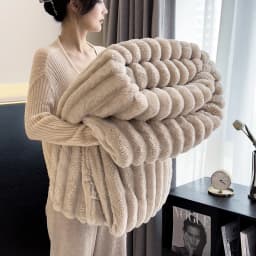 Imitation Rabbit Velvet Autumn Bed Blanket or Blanket and Pillowcase Soft Warmth Winter Sofa Blankets for Throw Lap Blanket Nap