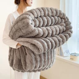 Imitation Rabbit Velvet Autumn Bed Blanket or Blanket and Pillowcase Soft Warmth Winter Sofa Blankets for Throw Lap Blanket Nap