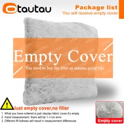 OTAUTAU 2/3/4ft Fluffy Faux Fur Bean Bag Cover Pouf Beanbag Cover DD003【No Filler Inside!You Need To Buy Filler Yourself】