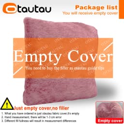 OTAUTAU 2/3/4ft Fluffy Faux Fur Bean Bag Cover Pouf Beanbag Cover DD003【No Filler Inside!You Need To Buy Filler Yourself】