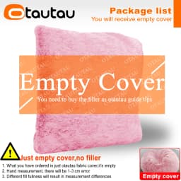 OTAUTAU 2/3/4ft Fluffy Faux Fur Bean Bag Cover Pouf Beanbag Cover DD003【No Filler Inside!You Need To Buy Filler Yourself】
