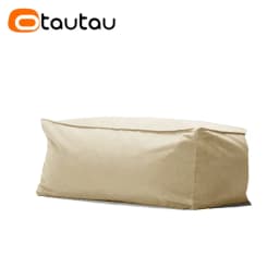 OTAUTAU Outdoor Waterproof Oxford Chaise Lounge Pouf Cover No Filler Garden Beach Camp Beanbag Sofa Bed Puff Salon Ottoman SF062