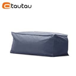 OTAUTAU Outdoor Waterproof Oxford Chaise Lounge Pouf Cover No Filler Garden Beach Camp Beanbag Sofa Bed Puff Salon Ottoman SF062