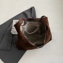 Women Suede Shoulder Bag with Zipper Hobo Bags Large Capacity Handbag Slouchy Bag Commuter Travel Bag Purses and Handbags