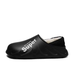 Women Men Winter Warm EVA Soft Sole Waterproof Slides Slippers Slip On Scuff Clogs Short Plush Platform House Shoes Indoor