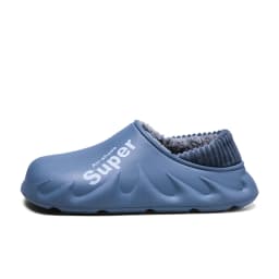 Women Men Winter Warm EVA Soft Sole Waterproof Slides Slippers Slip On Scuff Clogs Short Plush Platform House Shoes Indoor