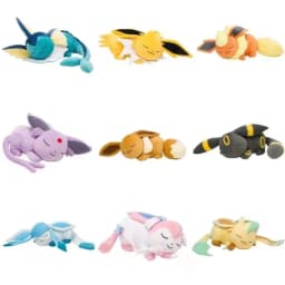 original Eeveelution big sleeping Sylveon & Espeon & Umbreon & Leafeon plush toy stuffed toy doll doll