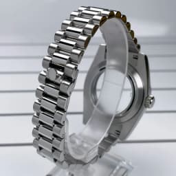 NH35 Case 39mm DJ Bezel Sapphire Glass Mirror Stainless Steel President Bracelet Suitable For NH35 NH36 Seik Movement Mod Parts