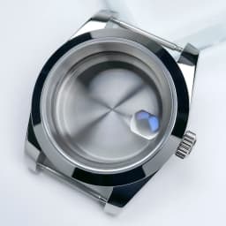 NH35 Case 39mm DJ Bezel Sapphire Glass Mirror Stainless Steel President Bracelet Suitable For NH35 NH36 Seik Movement Mod Parts