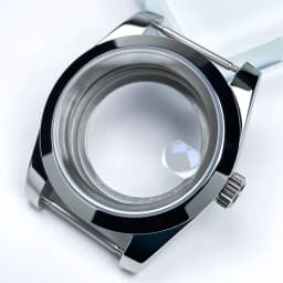 NH35 Case 39mm DJ Bezel Sapphire Glass Mirror Stainless Steel President Bracelet Suitable For NH35 NH36 Seik Movement Mod Parts