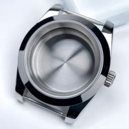 NH35 Case 39mm DJ Bezel Sapphire Glass Mirror Stainless Steel President Bracelet Suitable For NH35 NH36 Seik Movement Mod Parts