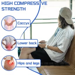 Air Bags Travel Cushion High Rebound Pressur 3D Air Cell Seat Cushion Lightweight Breathable for Car Office Chair Home