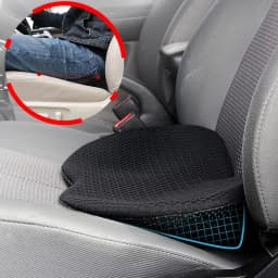 2 In 1 Universal Car Seat Cushion Multifunctional Memory Lumbar Pillow Support Driver Breathable Relief Comfort Chair Car Sea