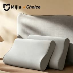 Mijia Memory Cotton Neck Pillow Pro Soft Breathable Antibacterial Strong Support 9cm 11cm High Low Curve Seamless Fit Household