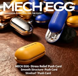 Metal Fidget Slider Toy EDC Pocket Stress Relief Gadget Mechanical Egg Anxiety Relief Cool Desk Toy for Adults/Kid Gift for ADHD