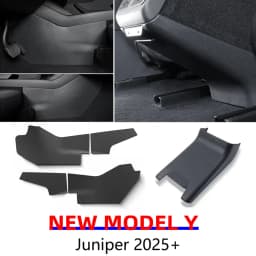 for Tesla Model Y Juniper 2025 2026 Launch Anti-dirt Protective Pad Central Control Side Rear Console Underboard Anti Kick TPE